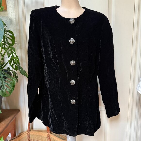 Double D Ranch Black Button Up Jacket - Picture 1 of 7